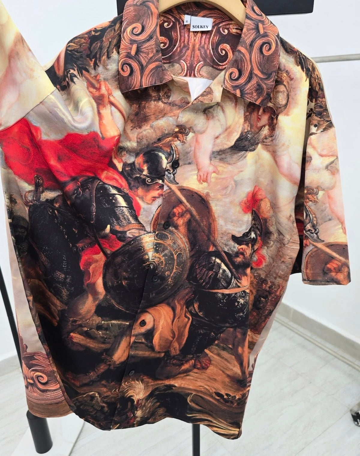 Roman Battle Vintage Art Shirt - Renaissance Print