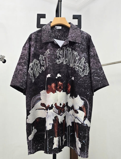 First Sunday Vintage Graphic Shirt - Black - Size L