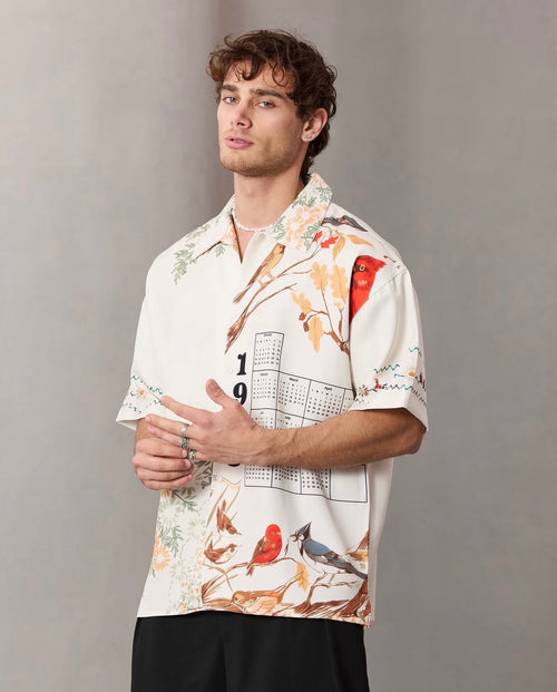 Vintage 1988 Bird Calendar Shirt - 2XL - LAST PIECE