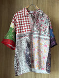 Vintage Floral Beach Shirt - XL - LAST PIECE