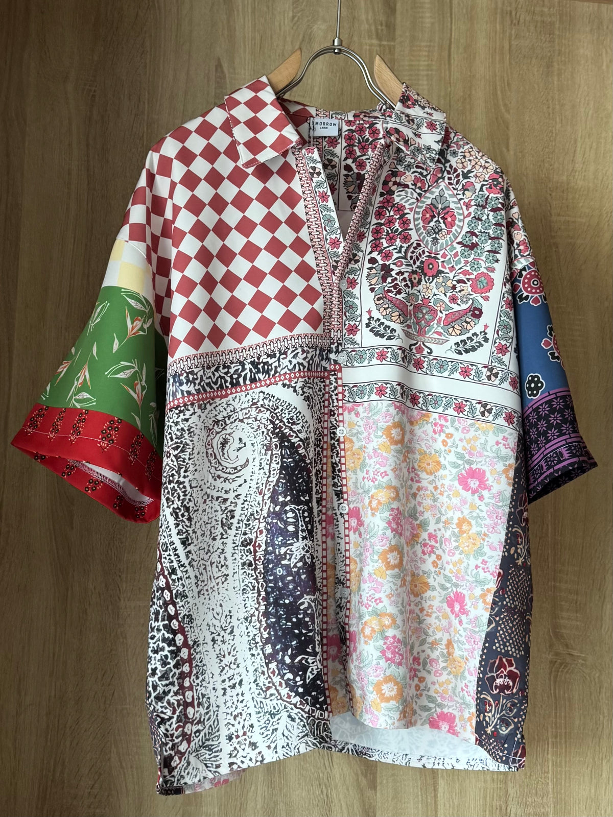 Vintage Floral Beach Shirt - XL - LAST PIECE